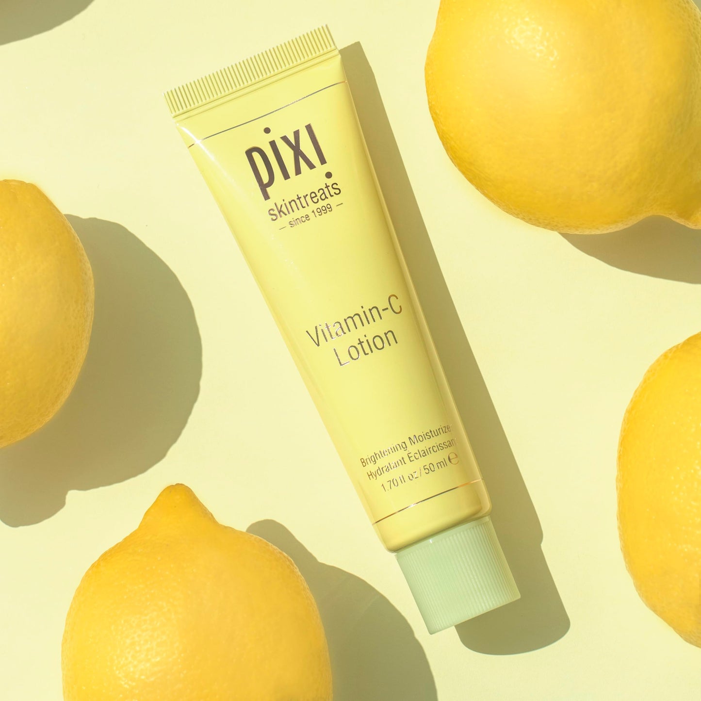 Pixi Beauty Vitamin-C Lotion 50ml | Brighten And Improve Skin Tone | Daily Moisturizer With Orange, Grapefruit, and Olive Oil | Rich Hydration | 1.7 Beauty & Personal Care Pixi