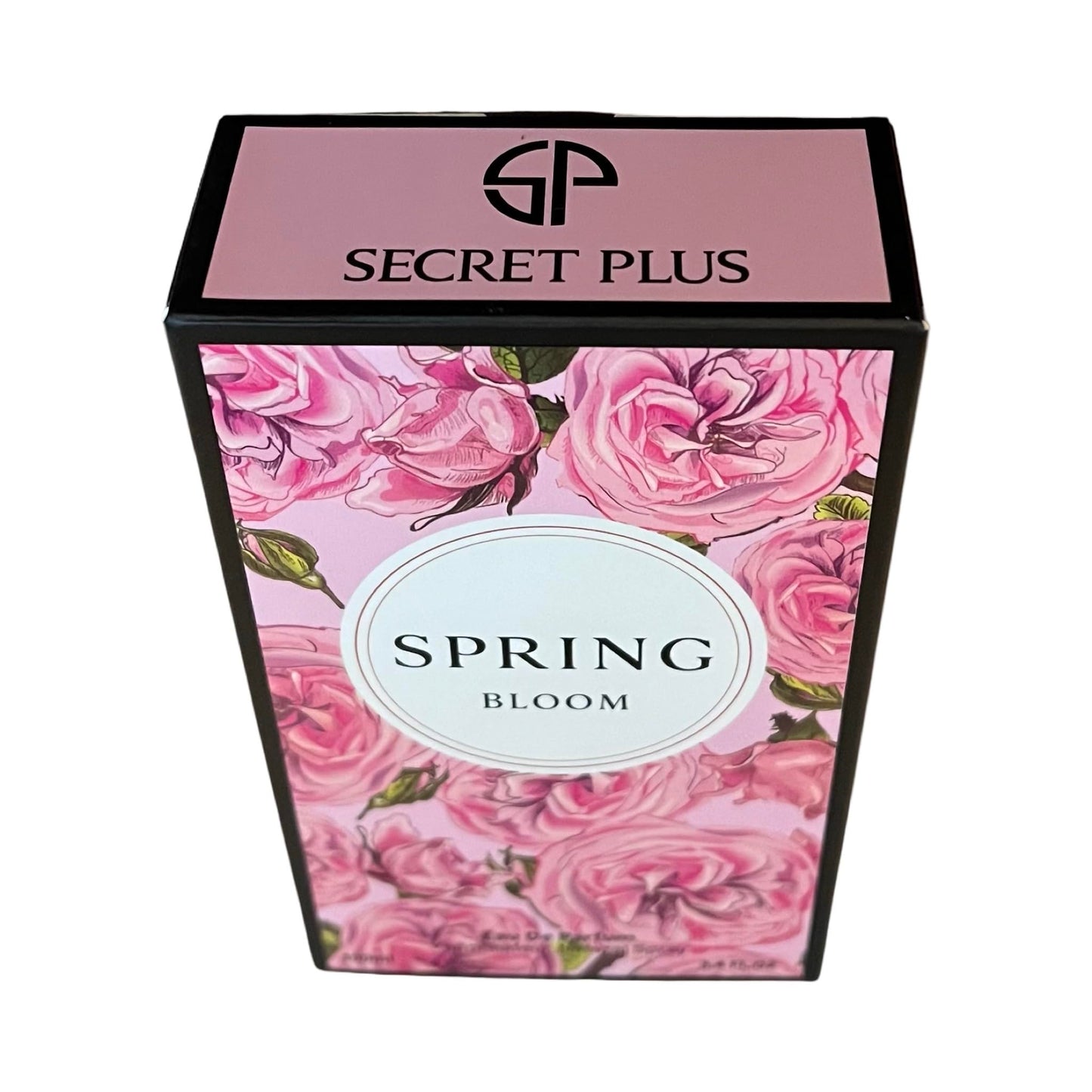 Secret Plus SPRING BLOOM Eau de Parfum, Floral Jasmine and Tuberose Fragrance, Natural Spray, Pink Rose Design, 3.4 Fl Oz Beauty & Personal Care Secret Plus
