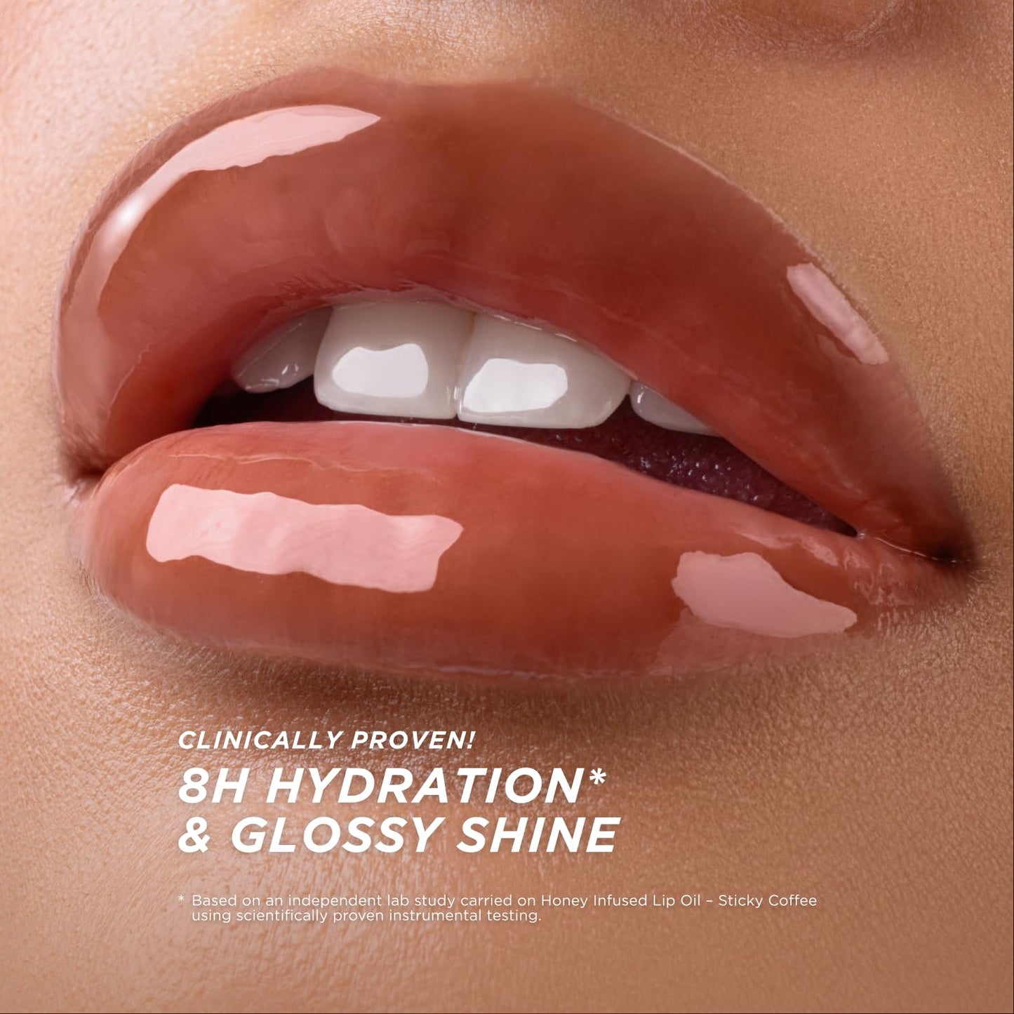 Gisou Honey Infused Lip Oil - Hydrating & Glossy Lip Oil with Mirsalehi Honey & Jojoba Seed Oil, Non-Sticky Shine, Sticky Toffee, 0.27 Fl Oz Beauty and Personal Care Gisou
