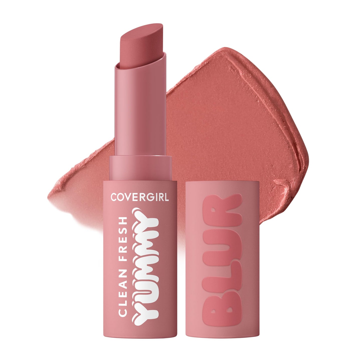COVERGIRL Clean Fresh Yummy Blur Lipstick, Blurring Effect, Matte Lip Color, Fresh Pear Flavored, Vegan Formula - 220 Pear-fectly (Soft Pink Nude) Beauty and Personal Care COVERGIRL Default Title
