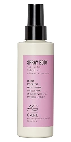AG Care Spray Body Soft-Hold Volumizer, Add Volume, Body and Refresh Style - Exclusive Regenerative Complex, 5 Fl Oz Beauty & Personal Care AG Care