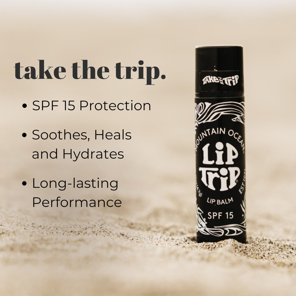 Lip Trip SPF 15 | Lip Balm | Maximum Protection Against the Elements Beauty & Personal Care Mountain Ocean