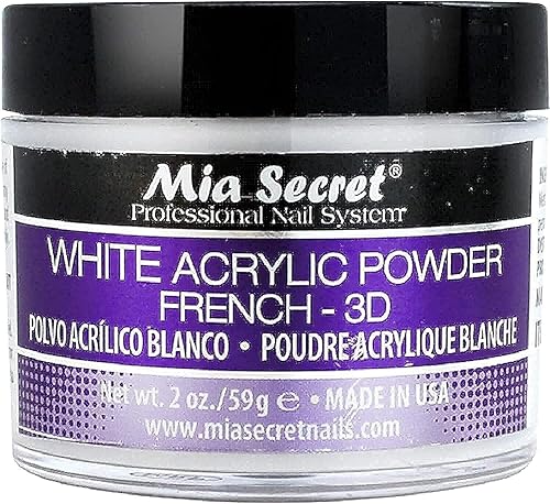 Mia Secret White Acrylic Powder (2oz) Beauty & Personal Care Mia Secret