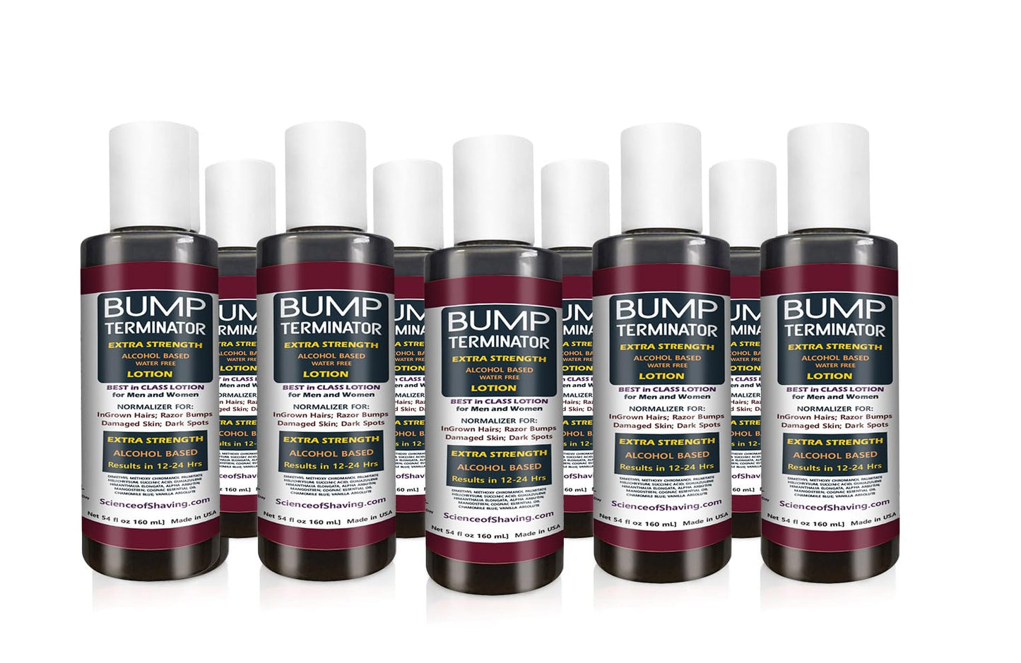 BUMP Terminator EXTRA STRENGTH, Fast Acting, Alcohol BASED, Water Free Anti Razor Bumps, Ingrown Hair, Skin Treatment for Face, Neck, Bikini Area Beauty and Personal Care BREEJ