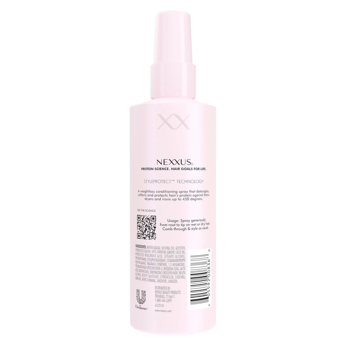 Nexxus Styling Heat Protectant Nourishing Prep & Protect Heat Defense Spray Heat Protection Spray Powered by Styleprotect Technology 6 oz Beauty & Personal Care Nexxus