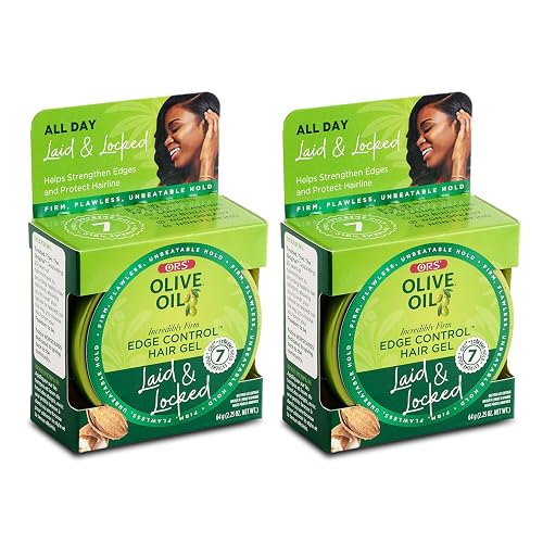 ORS Olive Oil Edge Control Hair Gel with Sweet Almond Oil 2.25 oz (Pack of 2) Beauty & Personal Care ORS
