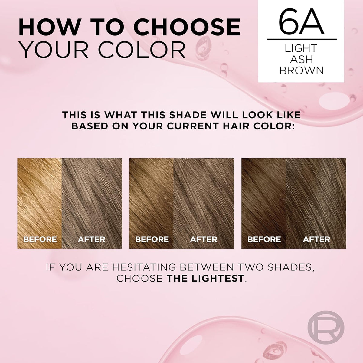 L'Oreal Paris Excellence Creme Haircolor, Light Ash Brown [6A] 1ea (Pack of 3)