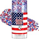Red, White & Blue Body & Hair Sparkle, 4th of July Outfits and 250th Anniversary Accessories, Waterproof Sparkling Face Hair Glitter for Independence Beauty & Personal Care GIRLDREN