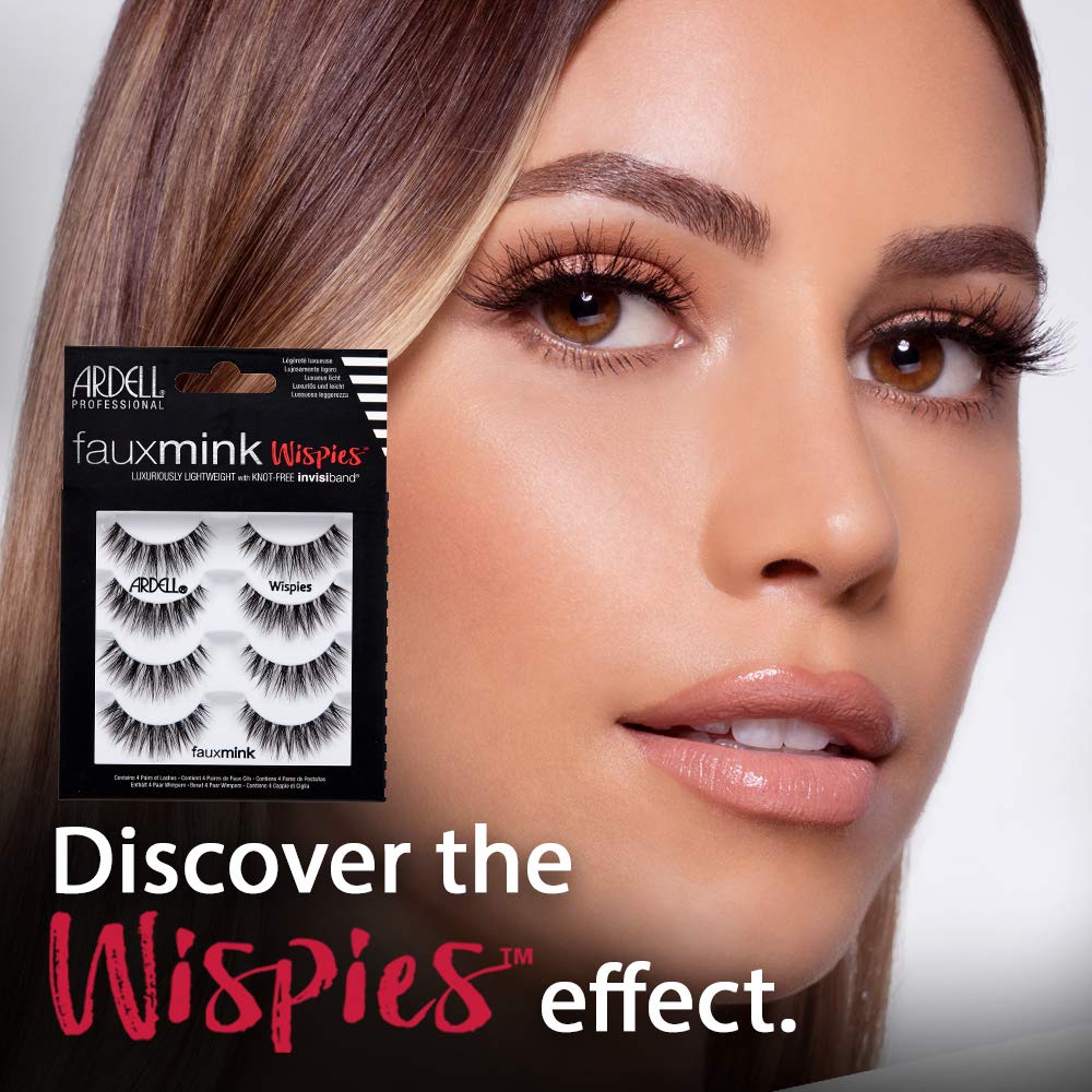 Ardell False Lashes Faux Mink Wispies Multipack, 1 pk x 4 pairs Beauty & Personal Care Ardell