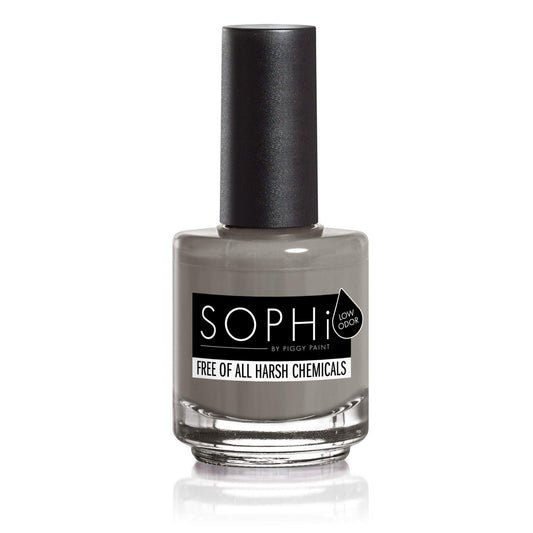 SOPHi Non-Toxic Nail Polish, Water-Based - Eiffel of Love (Light Grey)