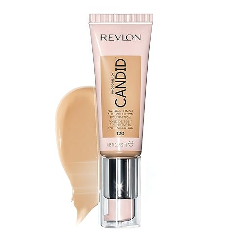 Revlon PhotoReady Candid Natural Finish Foundation, with Anti-Pollution, Antioxidant, Anti-Blue Light Ingredients, 120 Buff, 0.75 fl. oz. Beauty & Personal Care REVLON