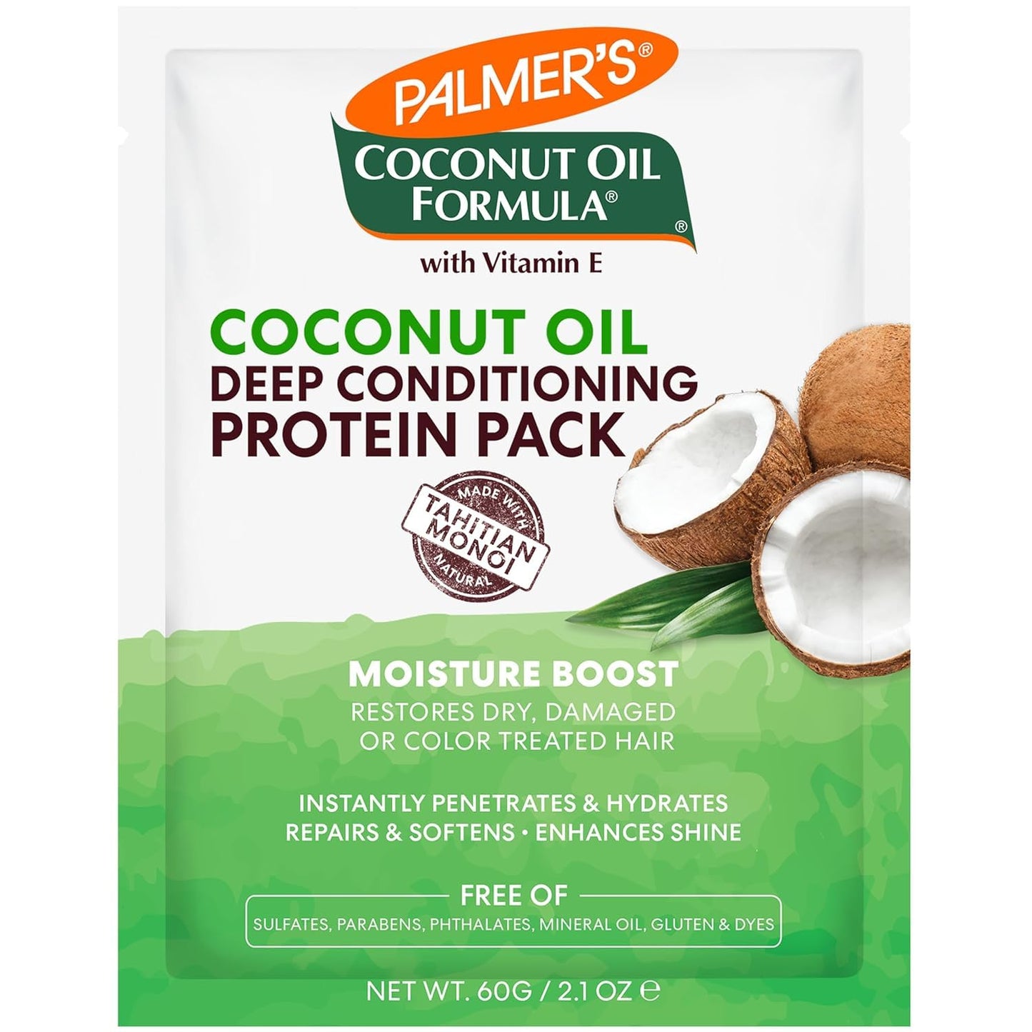 Palmer's Coconut Formula Moisture Boost 2.1 Oz. Protein Pack Beauty & Personal Care Palmer's