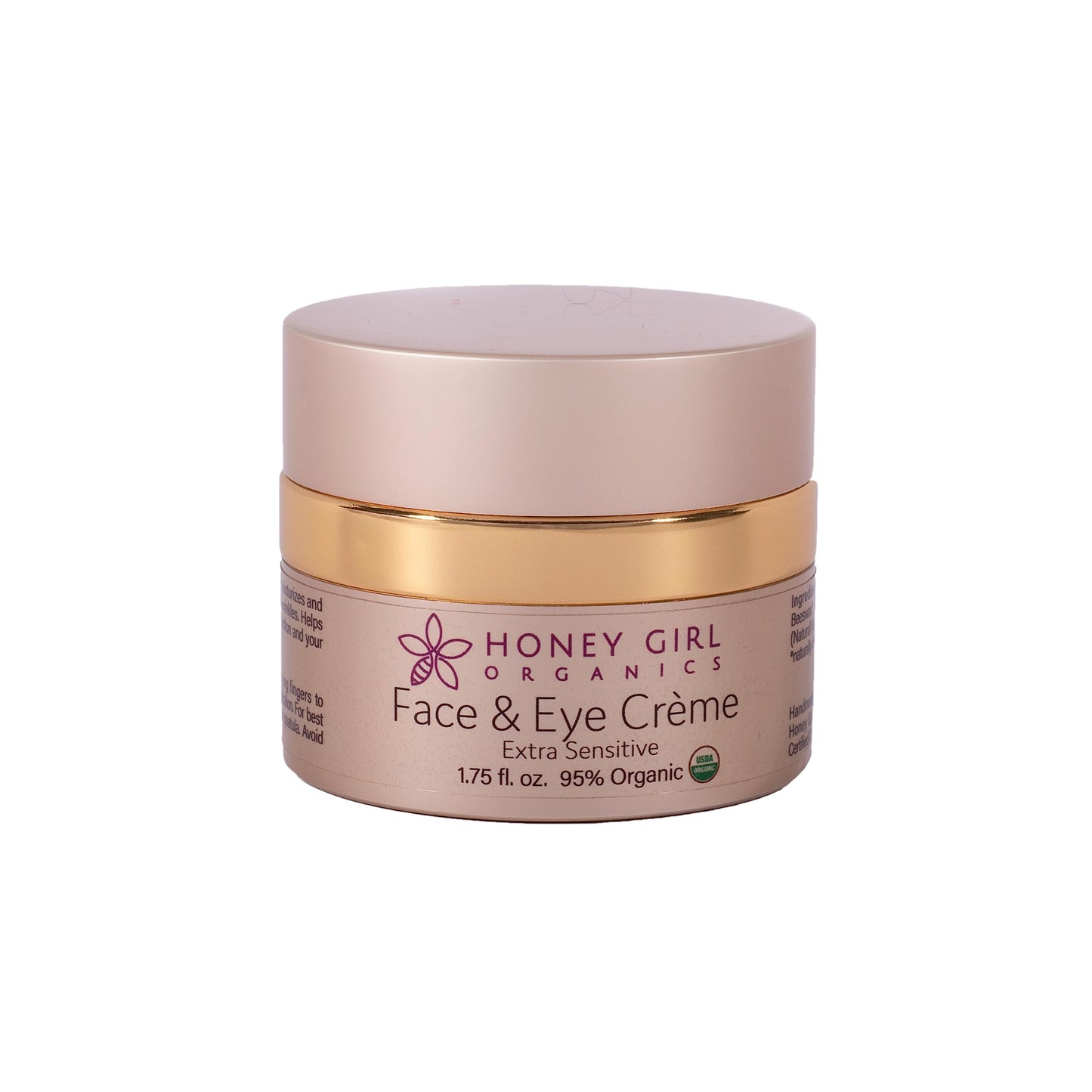 Honey Girl Organics Extra Sensitive Face and Eye Creme, 1.75 Fluid Ounce Beauty & Personal Care Honey Girl Organics