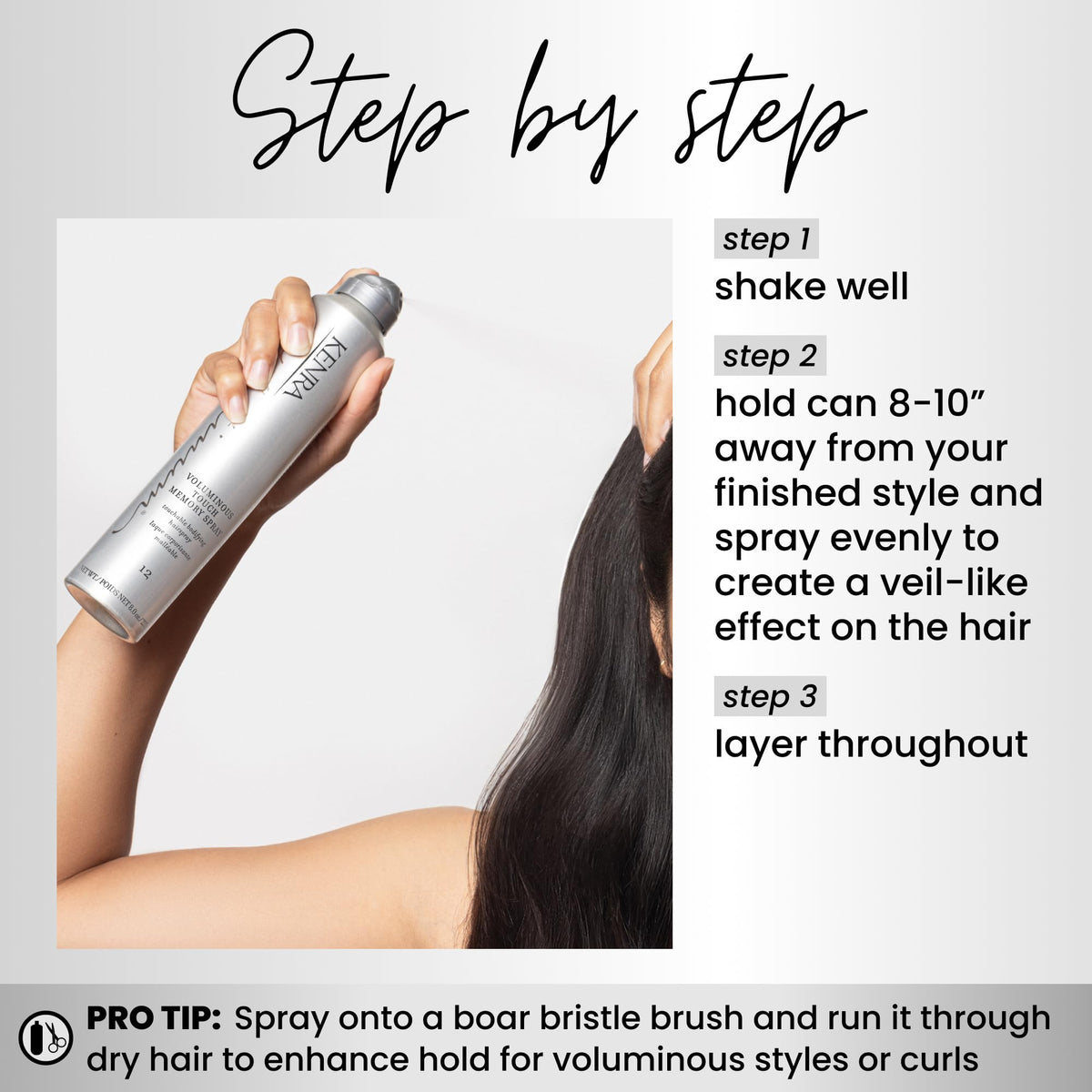 Kenra Professional Platinum Voluminous Touch Memory Spray 12 | Bodifying, Fullness Hairspray | Lasting Sytle Memory for 96 Hours | Soft, Touchable Beauty & Personal Care Kenra