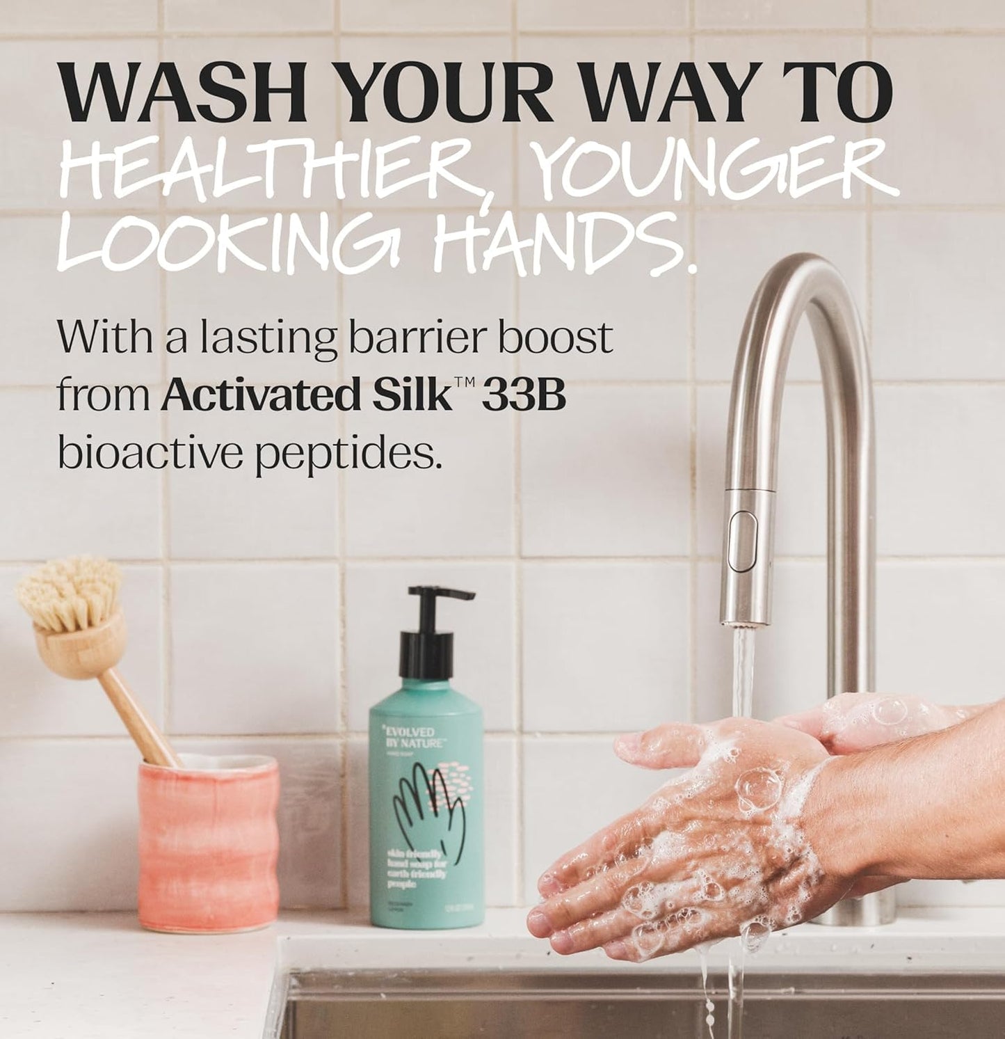 EVOLVED BY NATURE Liquid Hand Soap Refill, 128 Oz, Rosemary Lemon, Biodegradable Formula Beauty & Personal Care EVOLVED BY NATURE