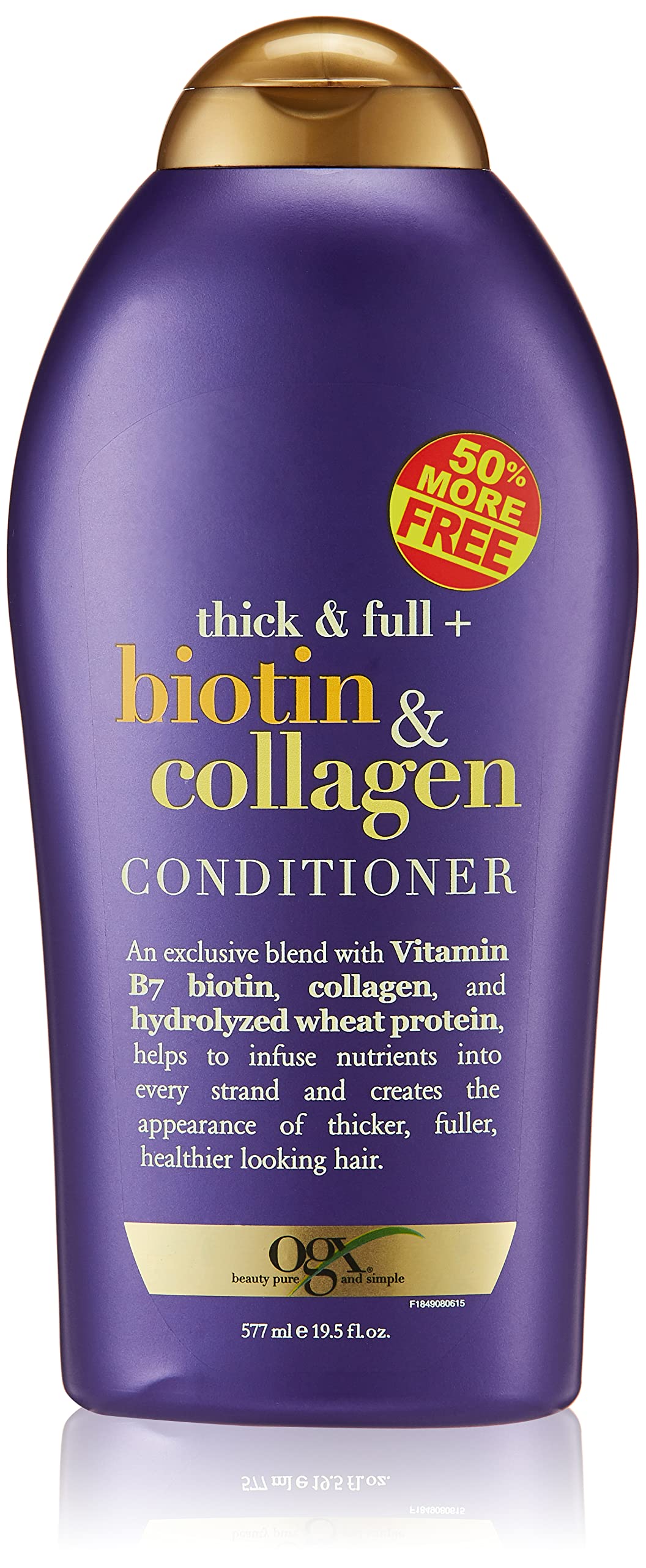 Organix Biotin and Collagen Conditioner Bonus, 19.5 Ounce Beauty & Personal Care OGX