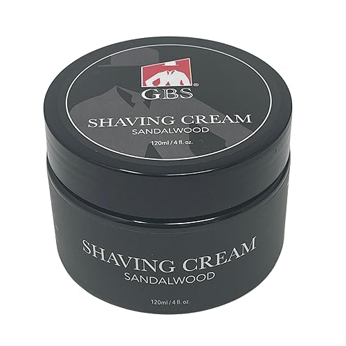 G.B.S Sandalwood Shaving Cream for Sensitive Skin, Hydrates, Nourishes for Close Smooth Shave, Protects Skin from Cuts, Bumps, Redness and Irritation… Beauty & Personal Care G.B.S