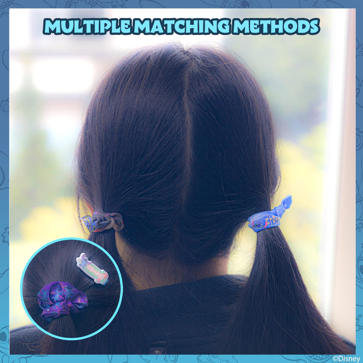Stitch Mini Bag Hair Accessories Set with Bows, Clips & Hair Ties
