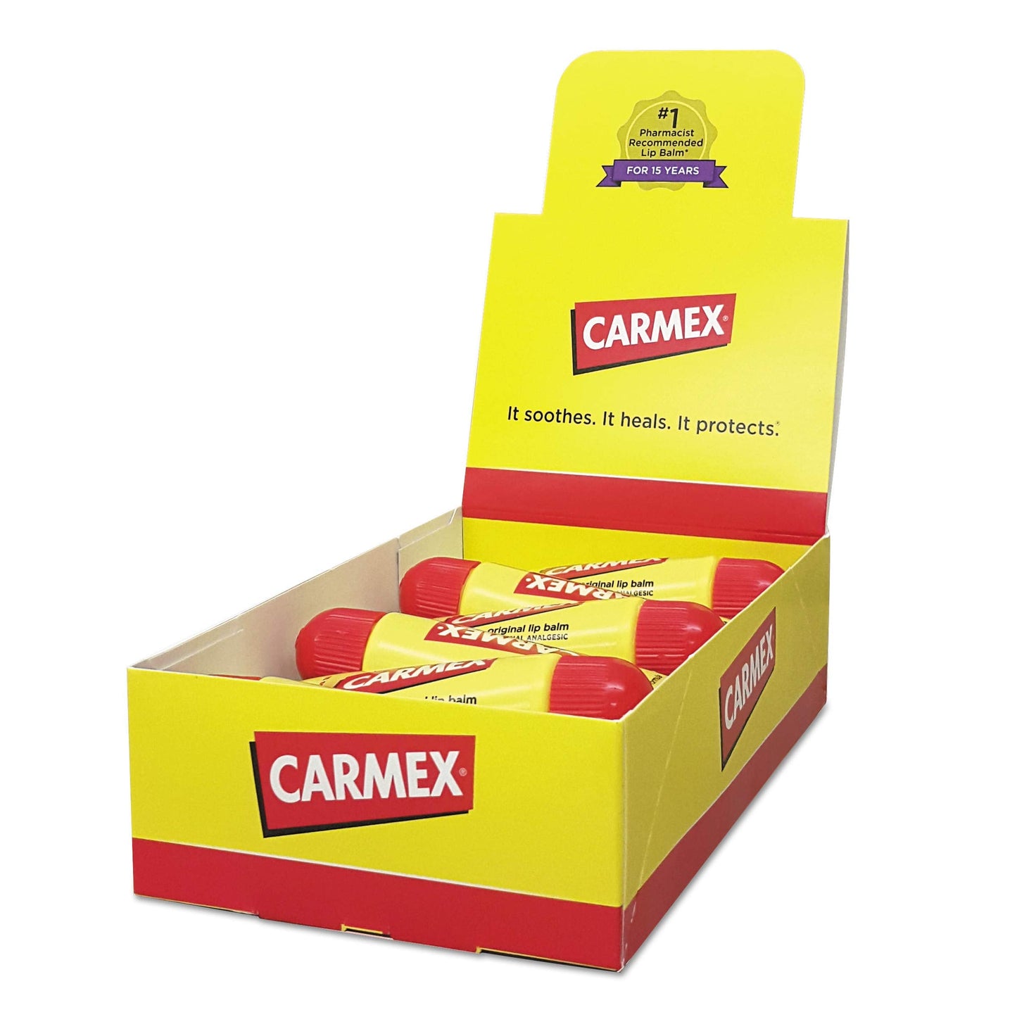 Carmex Moisturizing Lip Balm, Original Flavor, 0.35oz, 12/Box Beauty and Personal Care Carmex