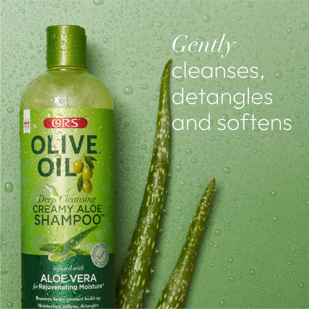 ORS Olive Oil Moisture Restore Creamy Aloe Shampoo Infused with Aleo Vera 12.5 Ounce Beauty & Personal Care ORS