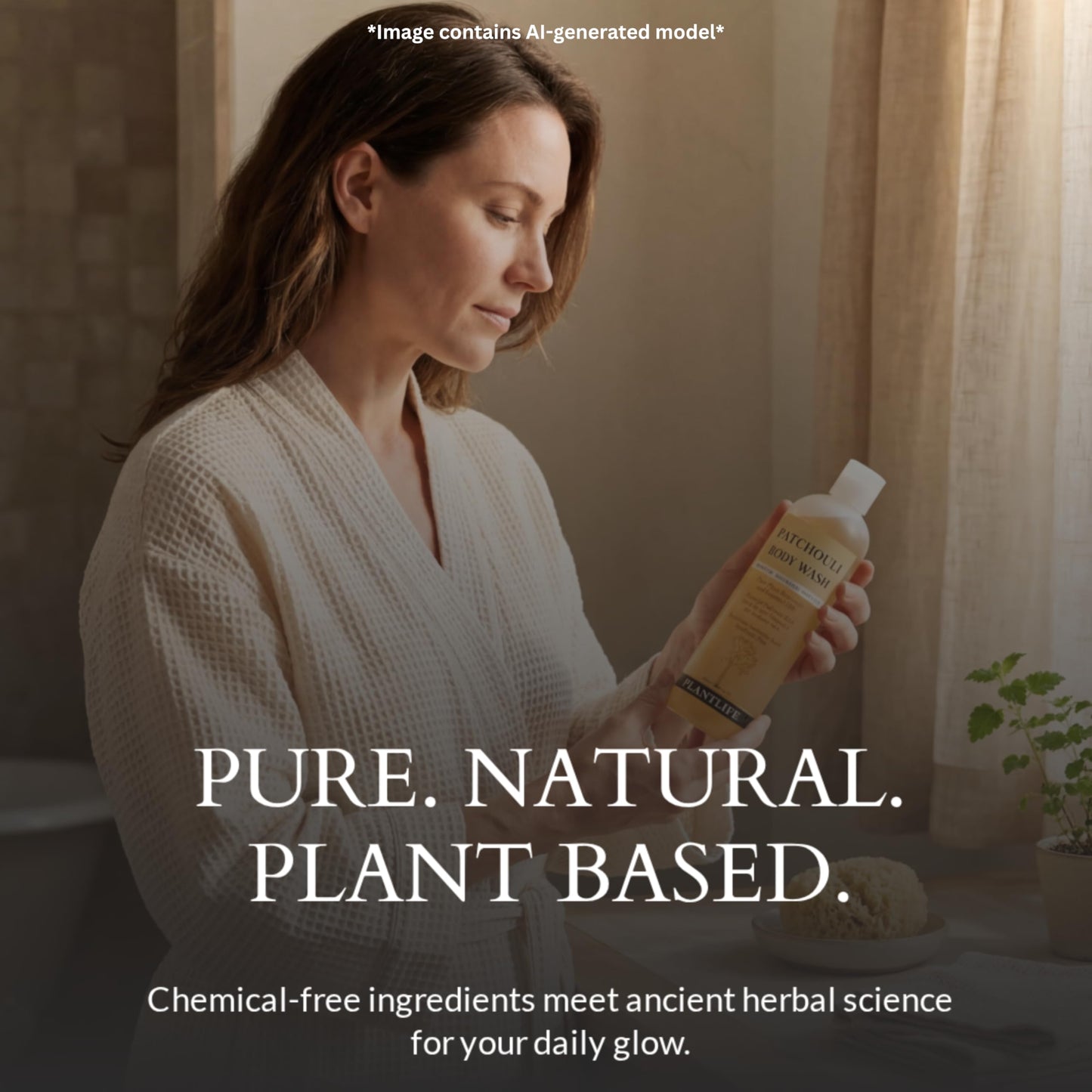Plantlife Patchouli Body Wash - GMO and Gluten Free Gentle and Moisturizing Body Wash That Contains Only Ingredients Straight from Nature Beauty & Personal Care Plantlife