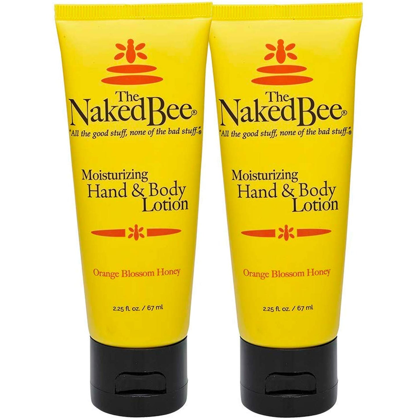 The Naked Bee Orange Blossom Honey Hand and Body Lotion, 2.25 Oz - 2 Pack Beauty & Personal Care The Naked Bee