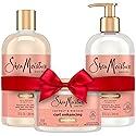 SheaMoisture Coconut & Hibiscus Curl & Shine Shampoo & Conditioner + Curl Enhancing Smoothie for Bouncy Curls, Frizz Control, Gifts for Women Beauty & Personal Care SheaMoisture
