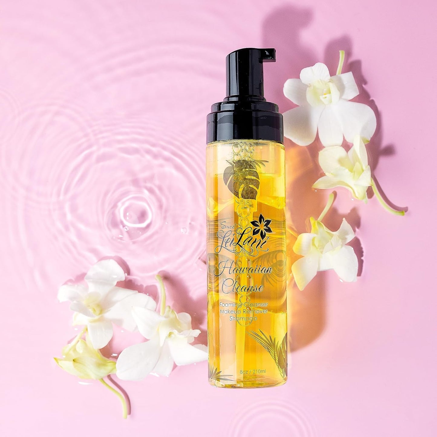 Sweet LeiLani Hawaiian Hydrating Foaming Facial Cleanser, Body Wash, Makeup Remover, Shampoo, Makeup Brush Cleaner | Multi Purpose Cleanser Beauty & Personal Care SWEET LEILANI