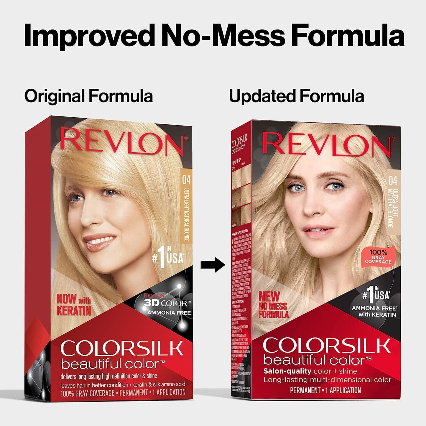 Colorsilk By Revlon, Ammonia-Free Permanent, Haircolor: Ultra Natural Blonde #11N - 1 Ea ( Pack of 3 ) Beauty & Personal Care REVLON