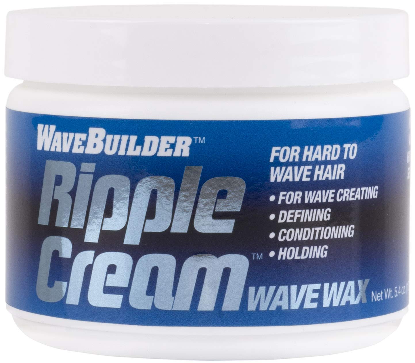 WaveBuilder Ripple Cream | Wave Wax For Hard to Wave Hair, 5.4 oz Beauty & Personal Care WAVEBUILDER