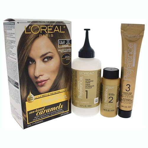 L'Oreal Paris Superior Preference Color Care System, Hi-Lift Ash Brown (Pack of 3) Beauty & Personal Care L'Oreal Paris
