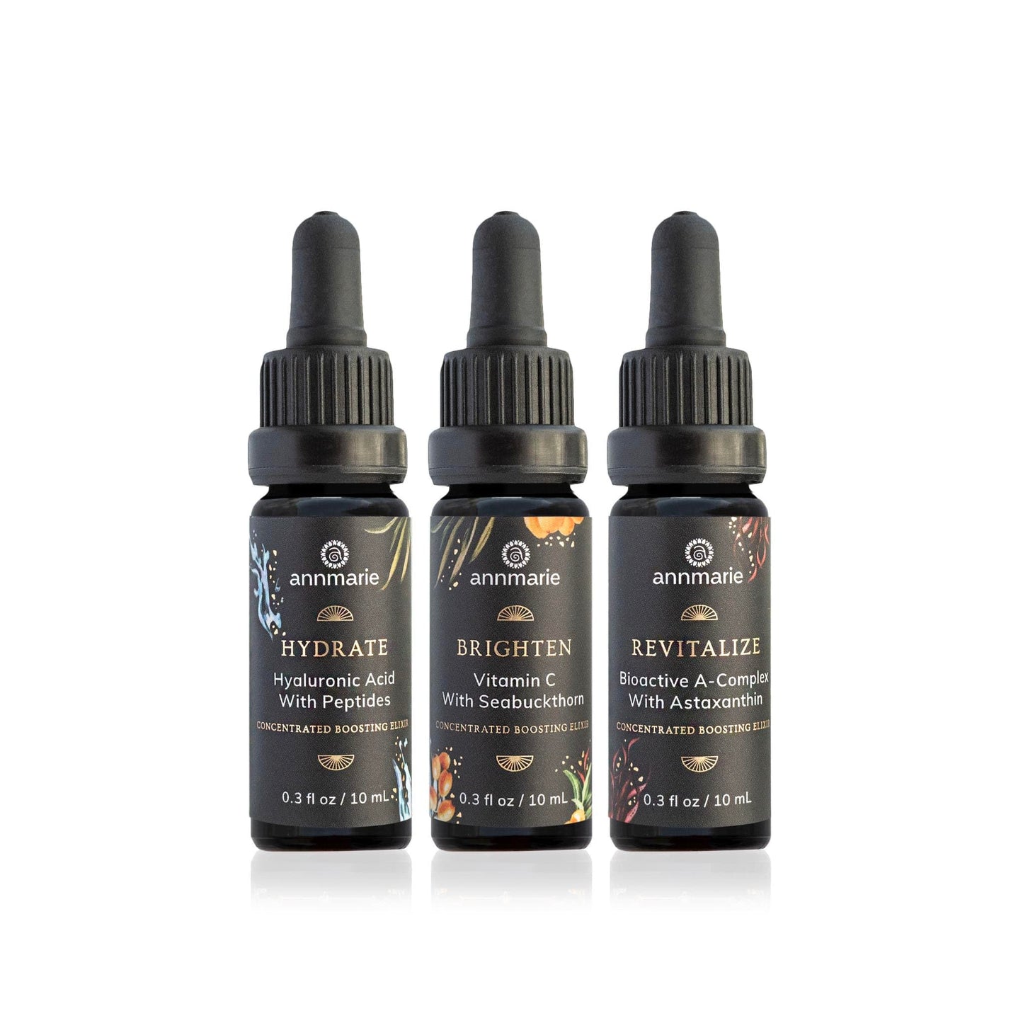 Annmarie Skin Care Concentrated Boosting Elixirs - Brighten, Revitalize, and Hydrate (10ml each) Beauty & Personal Care annmarie