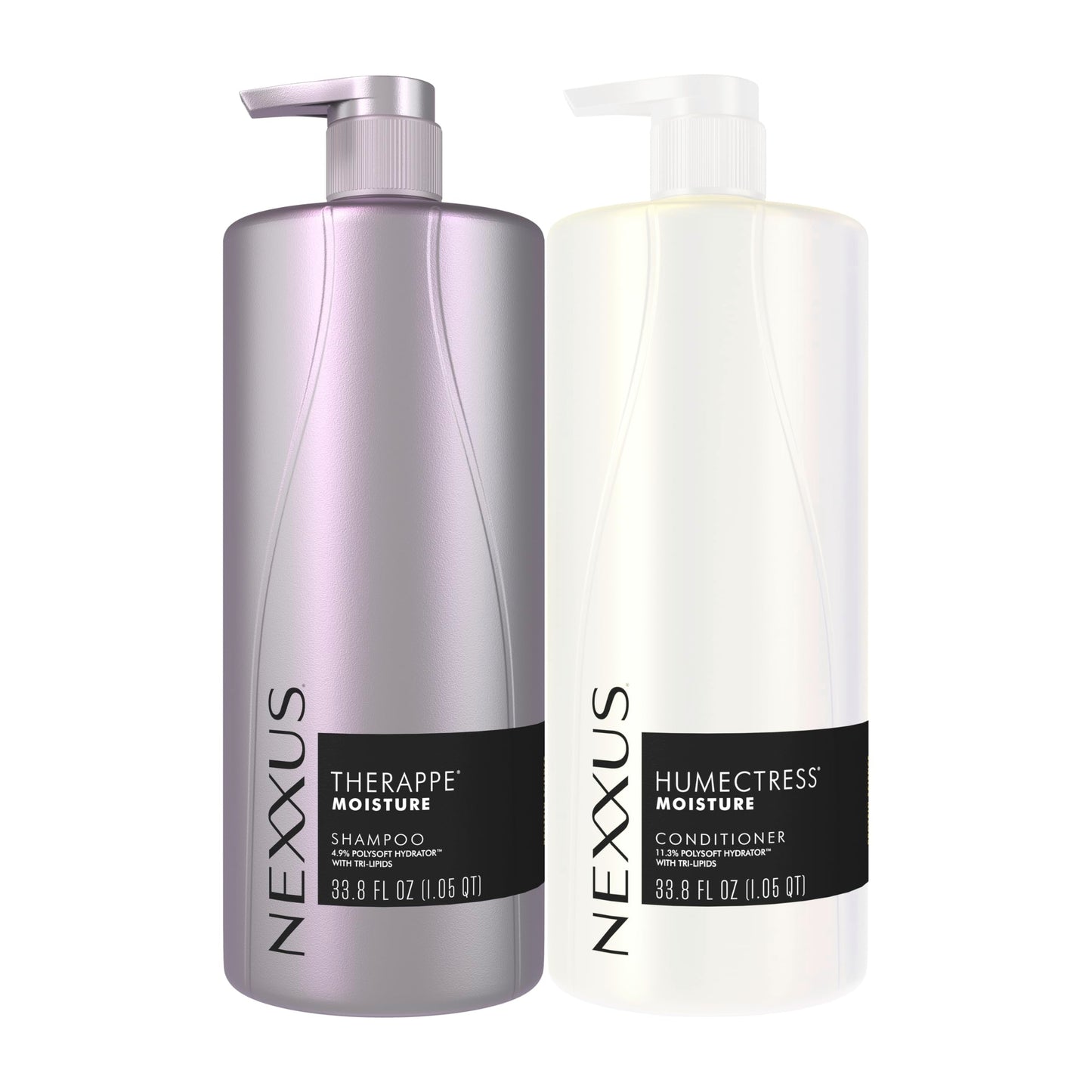 Nexxus Therappe Humectress Shampoo Conditioner 2 Count for Ultimate Moisture for Dry Hair Powered by Polysoft Hydrator Technology with Tri-lipids 33.8 Beauty and Personal Care Nexxus