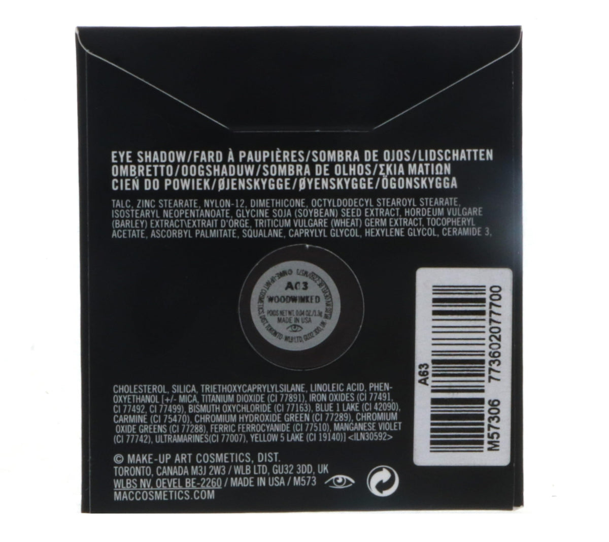MAC Small Eye Shadow Refill Pan - Woodwinked 1.3g Beauty & Personal Care MAC