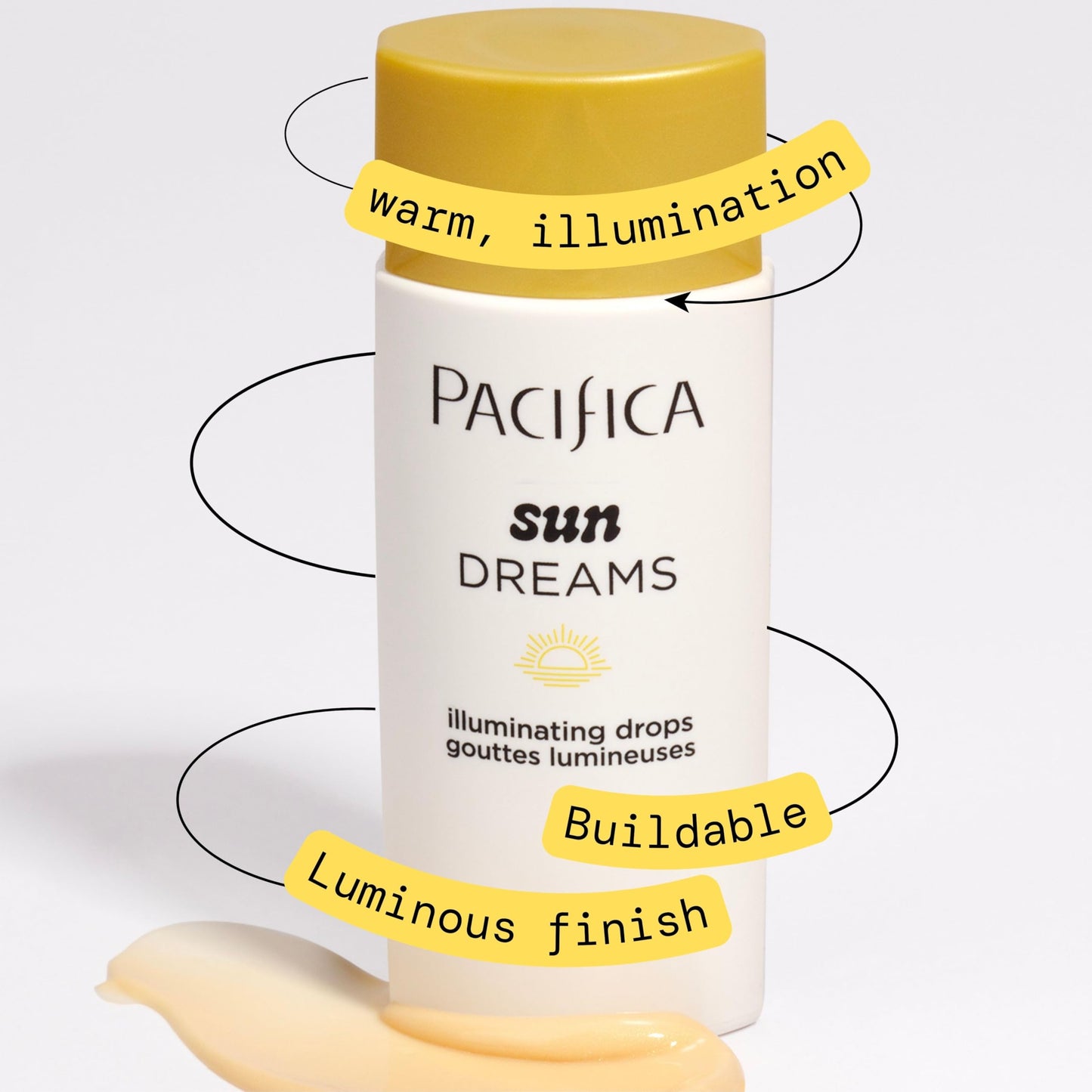 Pacifica Sunset Glow Drops - Face Bronzer - Vitamin C Face Bronzing Makeup for Instant Sun-Kissed Glowing Illuminator & Hydrating Skin Tint | Beauty & Personal Care Pacifica