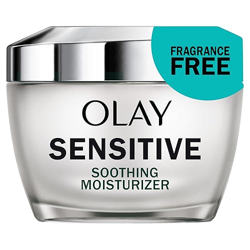 Olay Sensitive Face Moisturizer Cream with Colloidal Oatmeal Skin Protectant - Fragrance Free - 1.7oz Beauty & Personal Care Olay