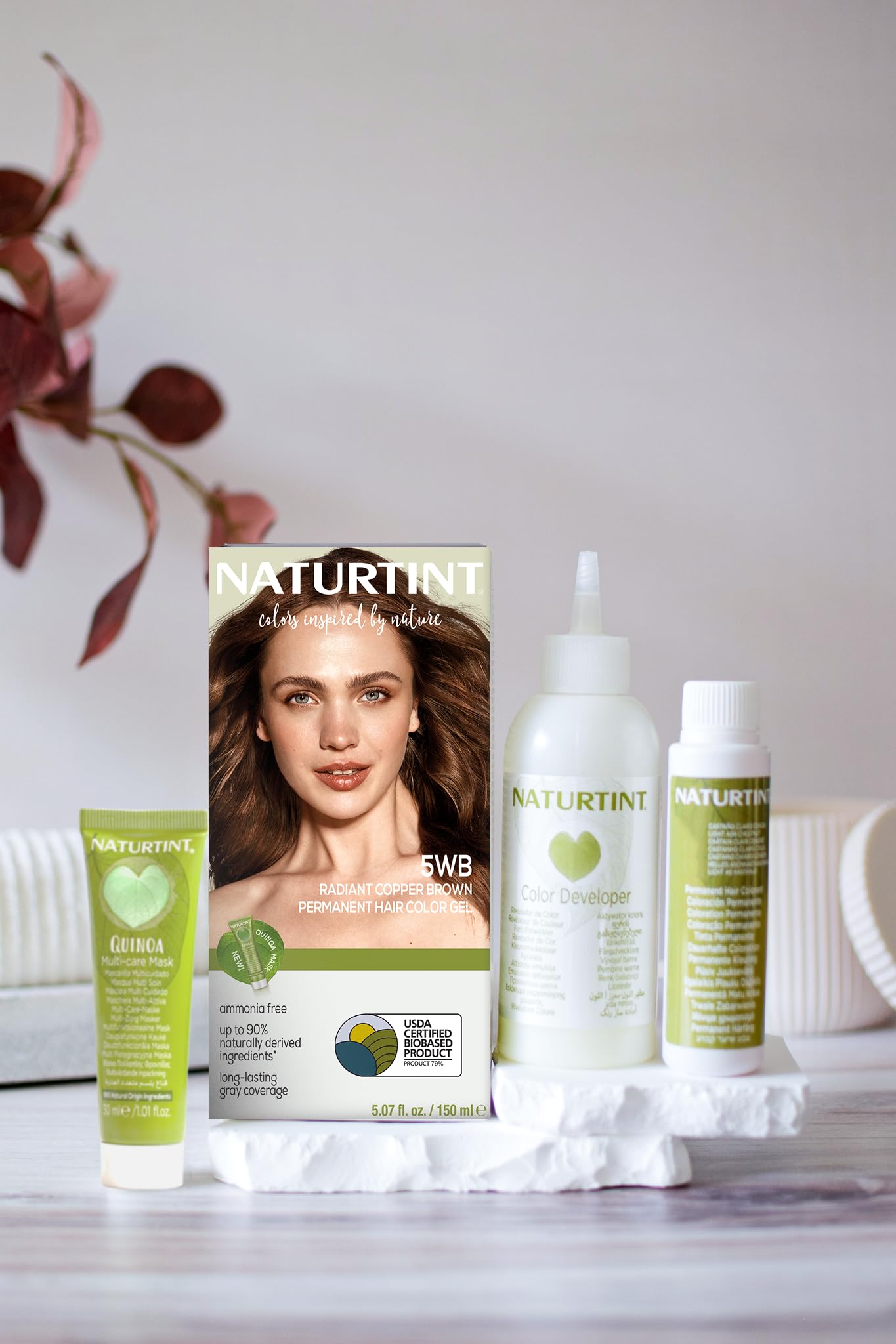 Naturtint 5WB Radiant Copper Brown Permanent Hair Color (Pack of 1), Ammonia Free, Vegan, Cruelty Free, up to 100% Gray Coverage, Long Lasting Results Beauty & Personal Care Naturtint