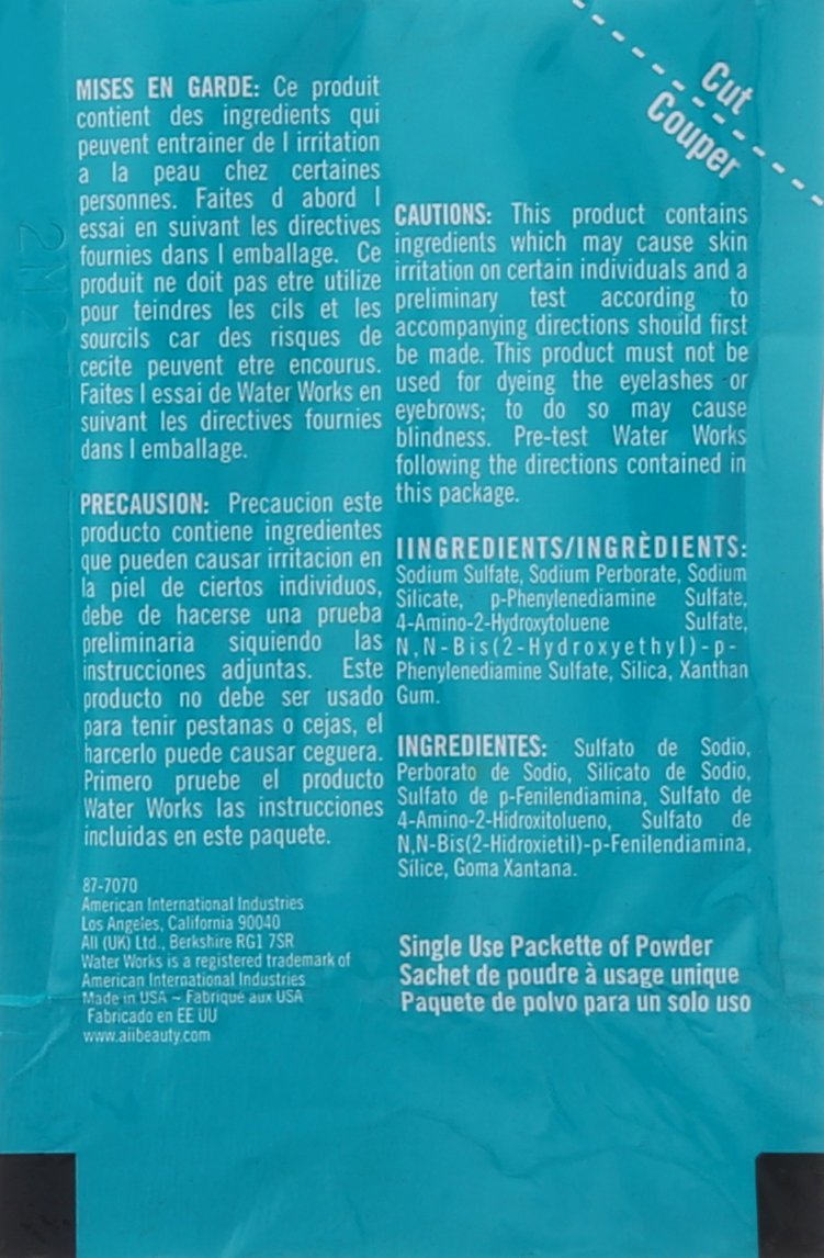 Waterworks Permanent Powder Hair Color #30 Black Cherry Beauty & Personal Care Water Works