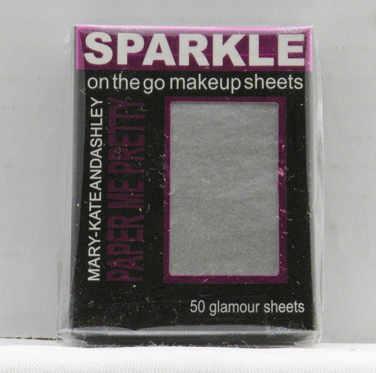 Mary-Kate and Ashley Paper Me Pretty Sparkle Makeup Sheets - Silver Sparkle #811 Beauty & Personal Care Mary Kate and Ashley Makeup sheets, perfect for on the go