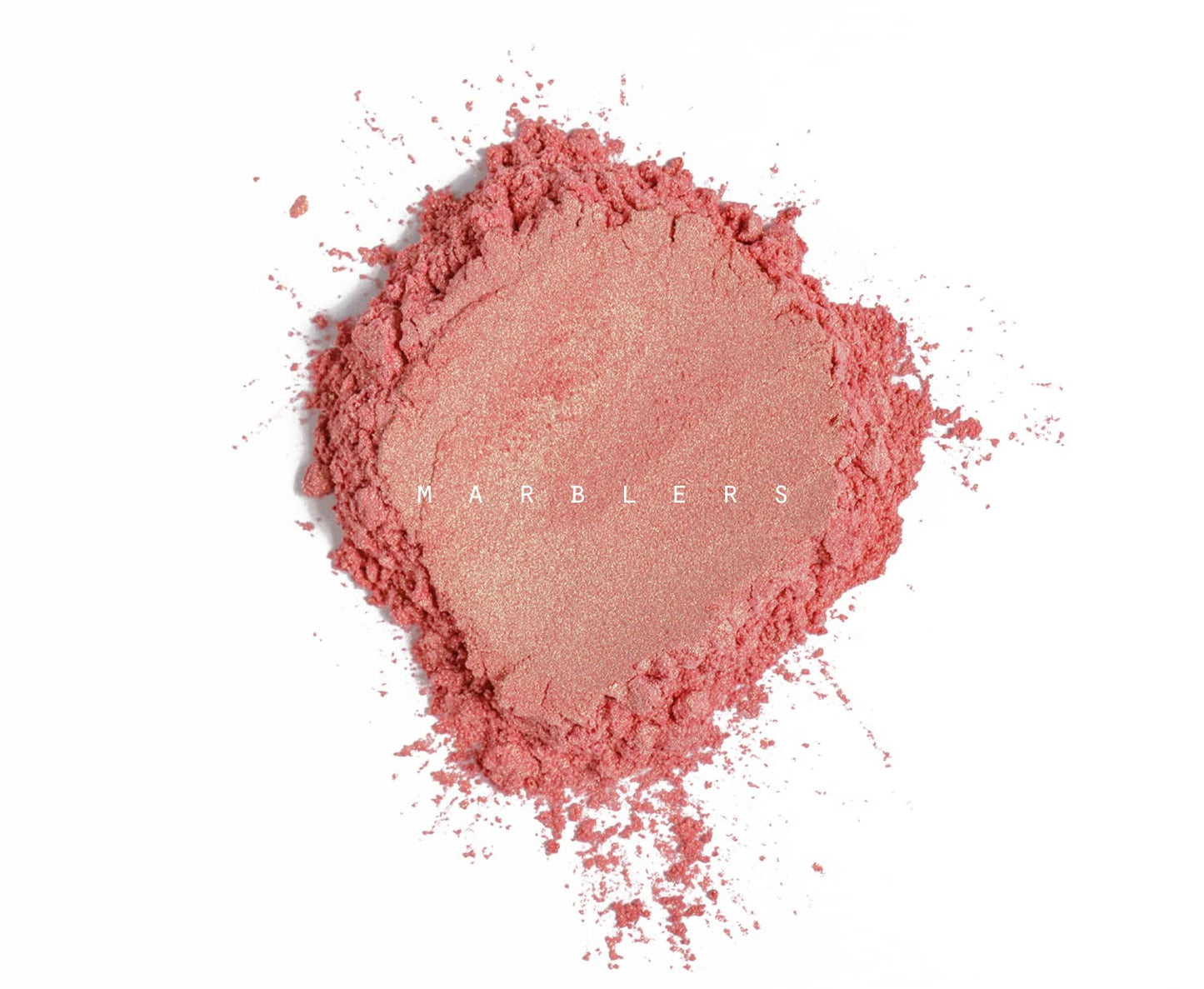 MARBLERS Fine Synthetic Mica Powder [Champagne Pink] 0.11oz (3g) | Highly Pigmented | Non-Toxic, Vegan, Cruelty-Free | Lip Gloss, Lipstick, Bath Bomb Beauty & Personal Care MARBLERS