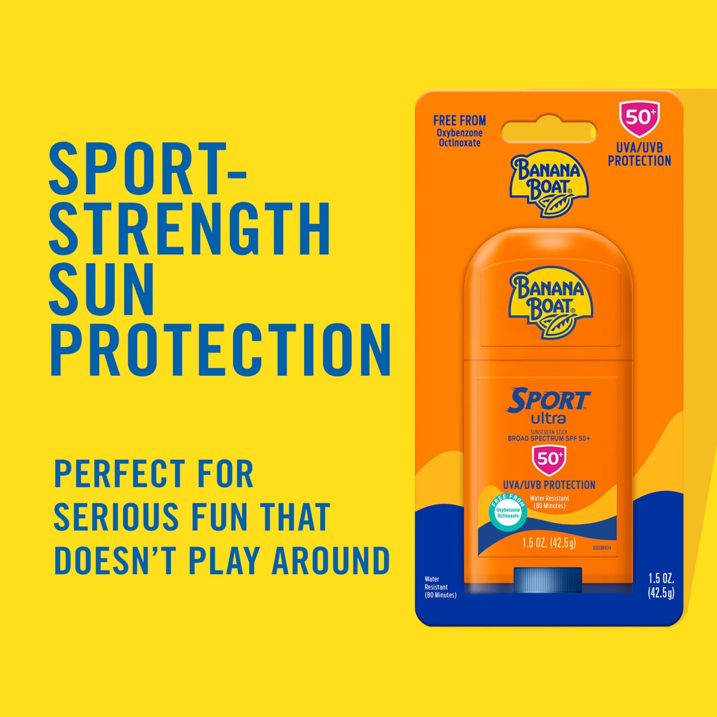 Banana Boat Sport Ultra Sunscreen Stick SPF 50, 1.5oz | Travel Size Sunscreen, Mini SPF Stick Sunblock, Oxybenzone Free, 1.5oz Beauty & Personal Care Banana Boat