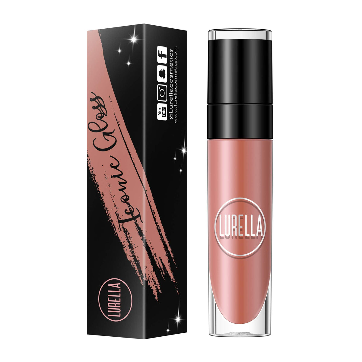 Lurella Cosmetics Neutral Iconic Lip Gloss - Kissable Beauty & Personal Care Lure Cosmetics