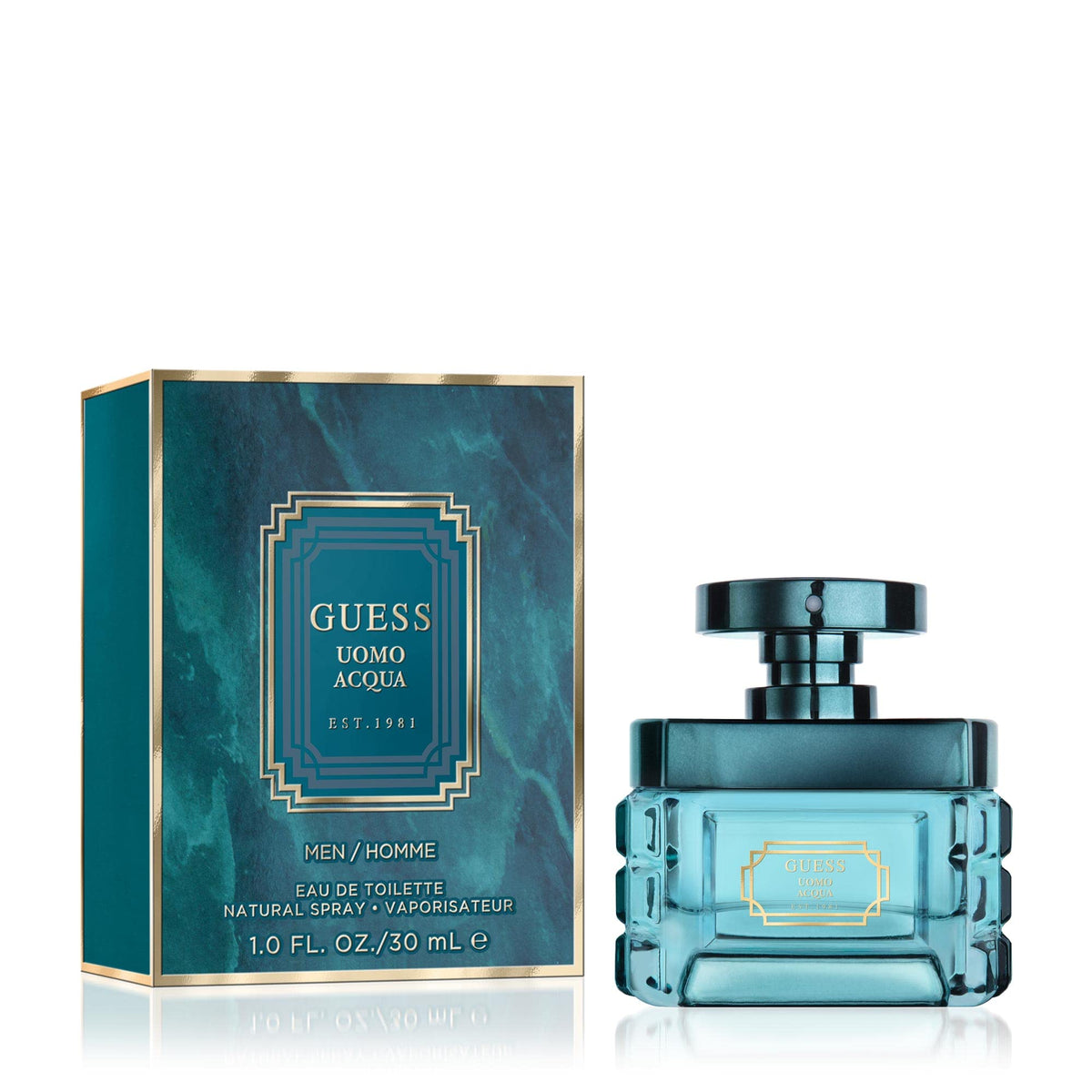 Guess Uomo Acqua Eau de Toilette Cologne Spray For Men, 1.0 Fl. Oz. Beauty & Personal Care GUESS