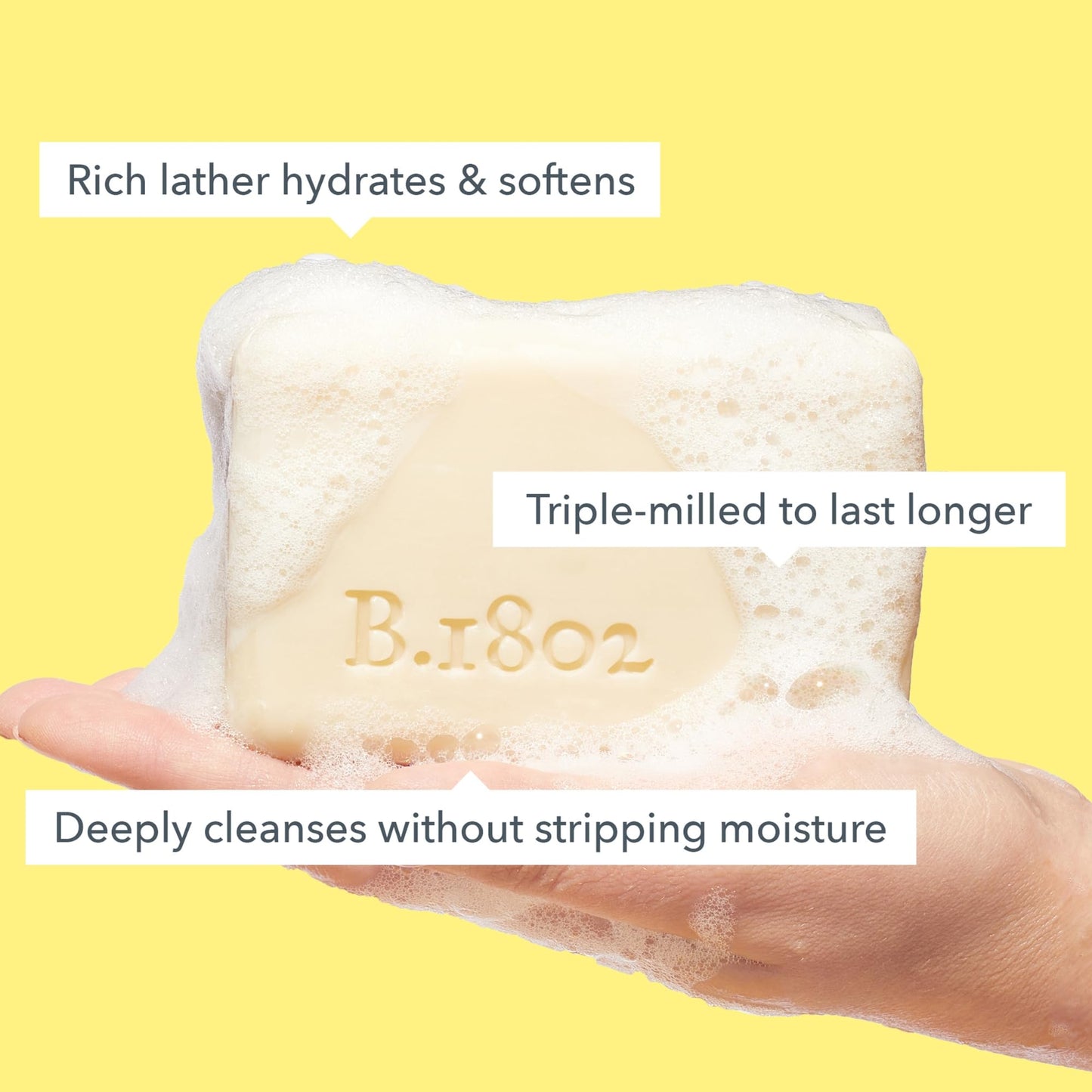 Beekman 1802 Goat Milk Body Soap Bar, Honey & Orange Blossom - Scented - 9 oz - Nourishes, Moisturizes & Hydrates - 100% Vegetable Soap with Lactic Beauty & Personal Care Beekman 1802