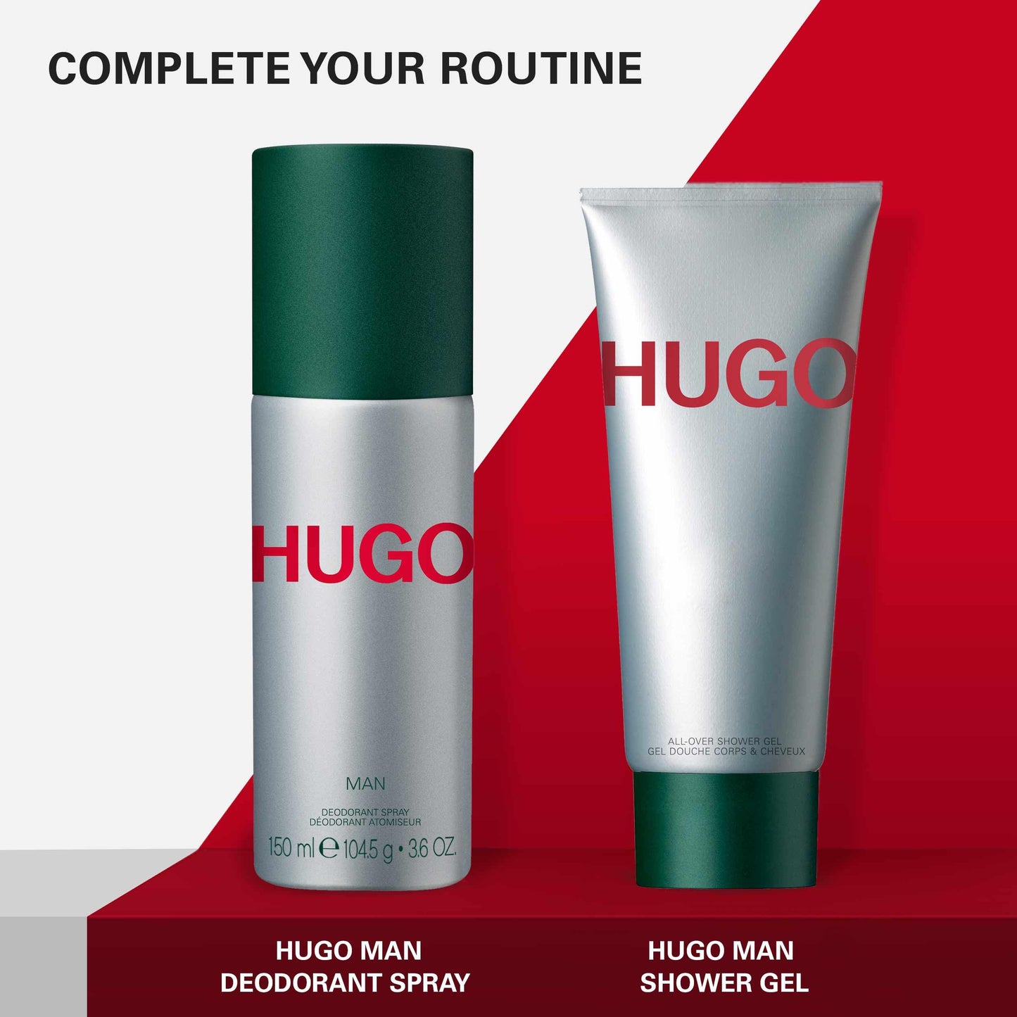 Hugo Boss Hugo Man Deodorant Stick With Notes of Green Apple & Fir Balsam 2.4 oz Beauty & Personal Care Hugo Boss