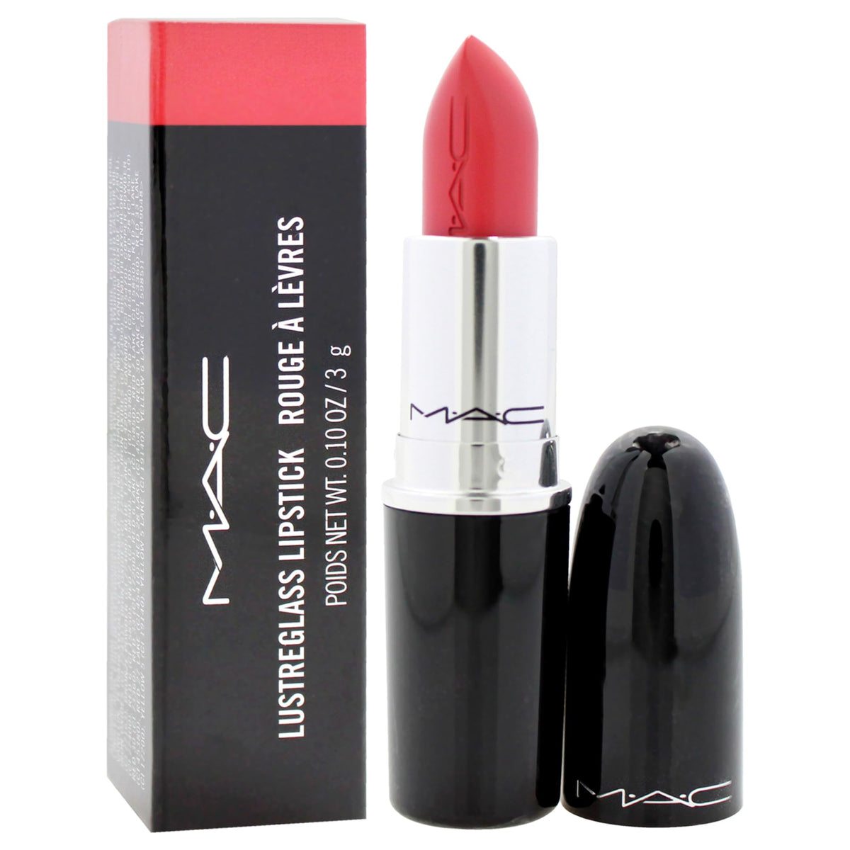 Lustreglass Lipstick - 520 See Sheer by MAC for Women - 0.1 oz Lipstick