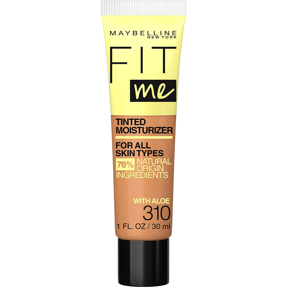 Maybelline Fit Me Tinted Moisturizer, Natural Coverage, Face Makeup, 310, 1 Count