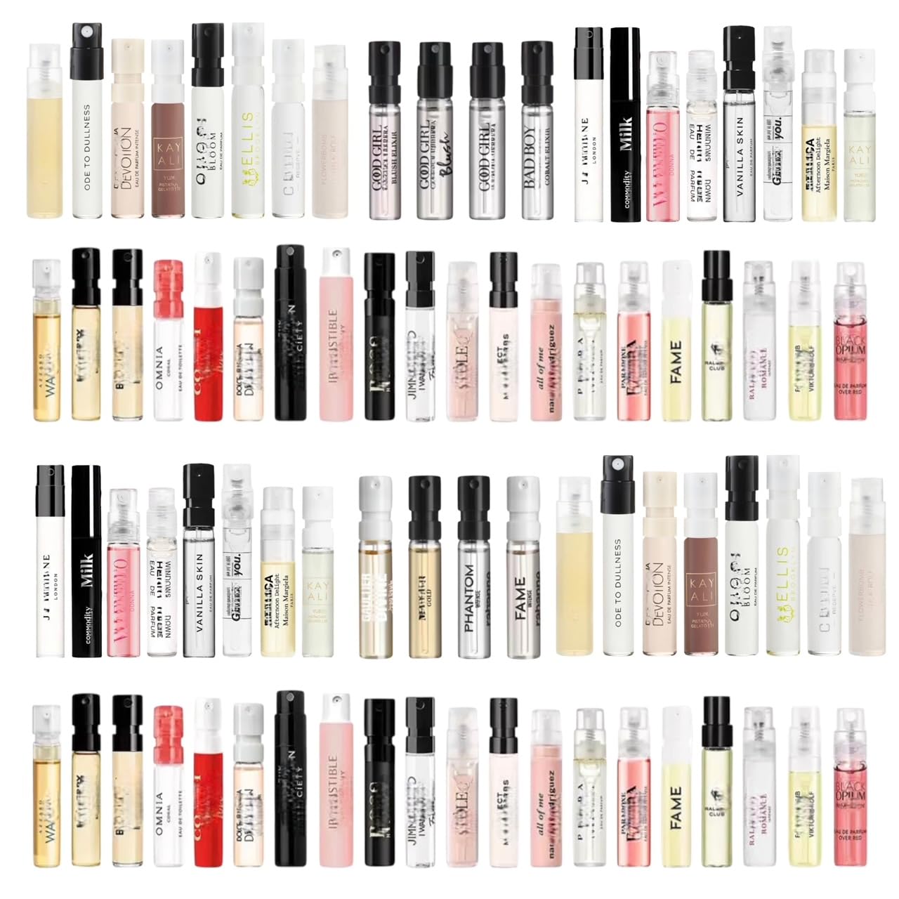 In1mart 10 Piece Designer Fragrance Samples, Women's Designer Fragrance Sampler Collection, Luxury High-End Perfume Vials for Women, Beauty & Personal Care In1mart