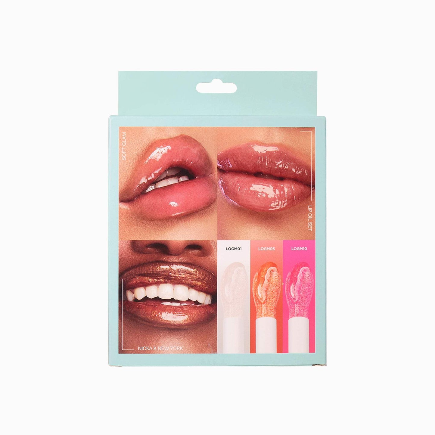 NICKA K NEW YORK Soft and Full Glam Tinted Lip Oil Set (Soft Glam) Beauty & Personal Care NICKA K NEW YORK