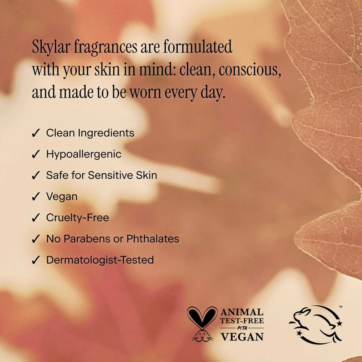 Skylar Fall Cashmere Eau de Parfum - Hypoallergenic & Clean Perfume for Women & Men, Vegan & Safe for Sensitive Skin - Spicy Gourmand Perfume Beauty & Personal Care Skylar